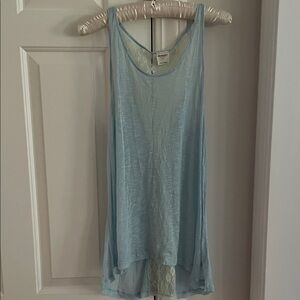 Free People Sky Blue Tank Top